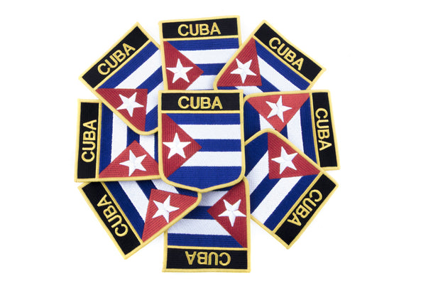 ALMA CUBANA PATCH COTONE 8x10 CM BANDIERA CUBA